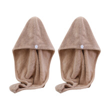 Turban absorbant din microfibră, turbane super absorbante pentru păr ud, putere de uscare rapidă, confortabile și durabile, sistem ușor de