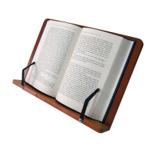 The Professional Bookrest Book Stand Reading Stand: Wooden book stand (surface 34 x 22.5 x 4 cm / 13.38 x 8.85 x 1.57 inches)