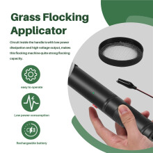 Flocking Kit Static Grass Applicator ABS Mini Flocking Machine with Antislip Handle for DIY Scenic Modelling Sand Table