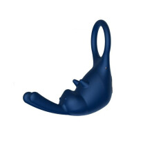 Cock Rabbit Vibrator Penis Ring Vibrations Clitoral Testicles Stimulation
