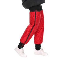 Knee Pads Sport Warm Leg Covers, Waterproof Motorcycle Knee Pads, Zip, Outdoor Sports Protectors, Knee Pads, Knee Brace (Red) 70cm Red