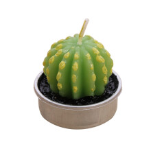 Succulent Cactus Tealight Candles Scented Smokeless Realistic Design for Home Wedding Party Decor