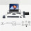 USB-C Switch Distributor Two Into One Out Converter Type-C 2 Into 1 Out 8K Portable Two-Way Inter-Convertible Switcher 8