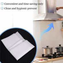 2PCS Range Hood Grease Filter Oil-Proof Filter Oil-Proof Sticker Oil-Absorbing Paper Range Hood Kitchen Appliance