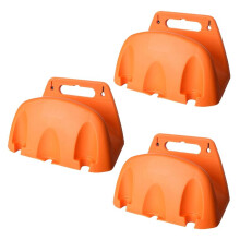 Wall Mounted Garden Irrigation Hose Hanger Plastic Rack Faucet Watering Hose Storage Rack Pipe Wrap Rack Yellow