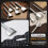 9 Sizes Leather Punch Tool, Half-Round Leather Punch, Leather Corner Punch, Strap Cutter, Crafting Tools for DIY Belts 2