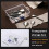 9 Sizes Leather Punch Tool, Half-Round Leather Punch, Leather Corner Punch, Strap Cutter, Crafting Tools for DIY Belts 3