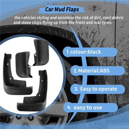 for Transporter T5 T6 Caravelle for Multivan 2008-2018 Car  Mud Guard  Flaps Mudguards 2
