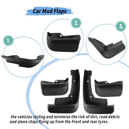 for Transporter T5 T6 Caravelle for Multivan 2008-2018 Car  Mud Guard  Flaps Mudguards 1