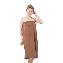 Spa-Wrap für Damen, schnelltrocknendes, leichtes Material mit elastischem Brustband für individuellen Tragekomfort, saugfähiges Spa-Wrap-Handtuch