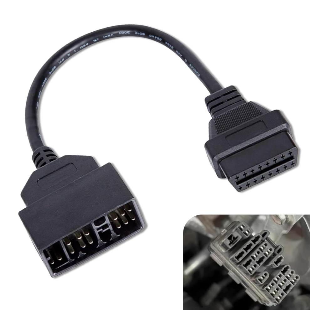 Diagnostic Scanner Adapter Cable - 22 Pin Obd1 To 16 Pin Obd2 Convertorl20241206117 6472608680726