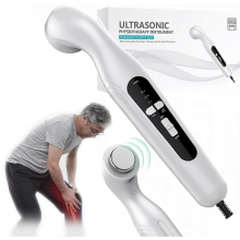 Ultraschall-Physiotherapiegerät mit 4 cm² Bestrahlungsfläche, 15-Minuten-Timer und 3 einstellbaren Stufen zur Schmerzlinderung in Taille, Arm