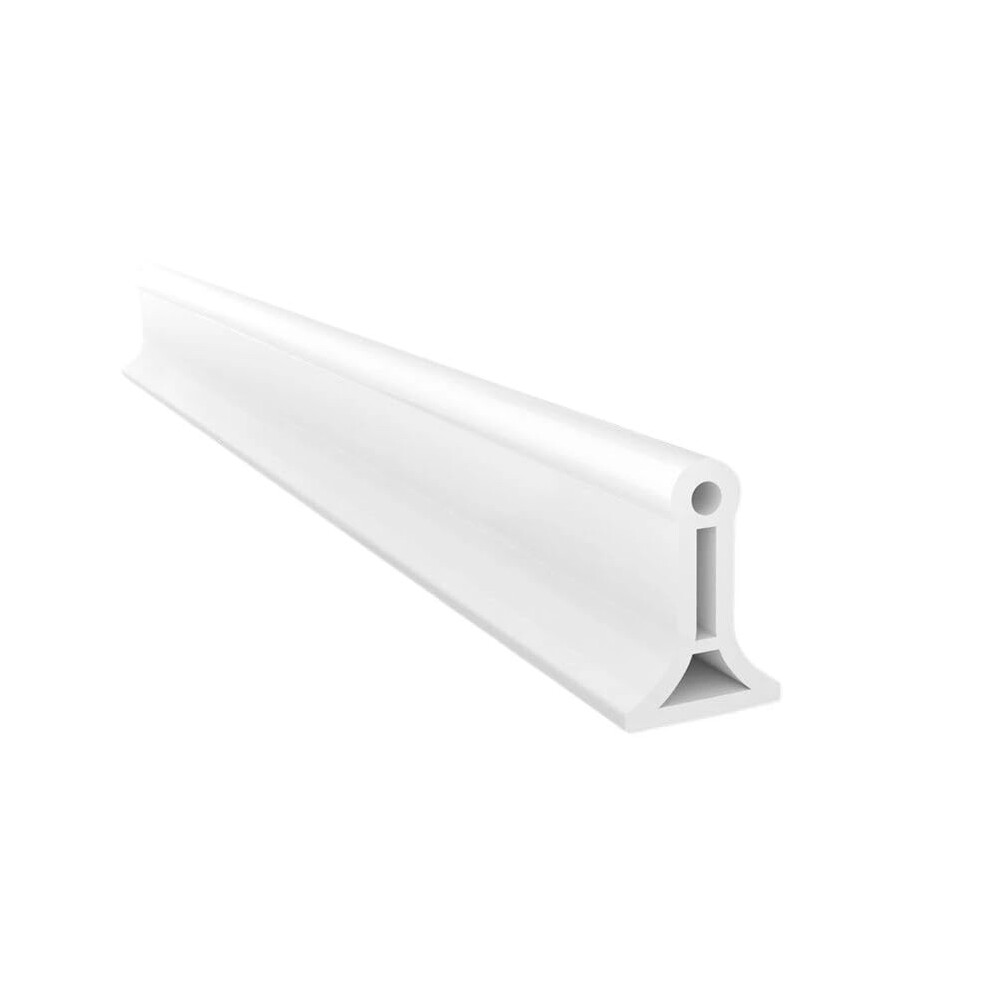Shower Threshold Strip Flexible Silicone Seal For Bathroom Door Sill, Wet Room Floor Barrier Splash Guard Strip (White, 80Cm) 80Cm White 9119770619174