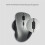 Wireless Mouse  for Computer Laptop Dual Mode Ergonomic Rechargeable Mouse Black 8