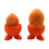 4 PCS Colorful Soft Silicone Egg Cup Boiled Egg Serving Cup Egg Tray Egg Holders Stands 7