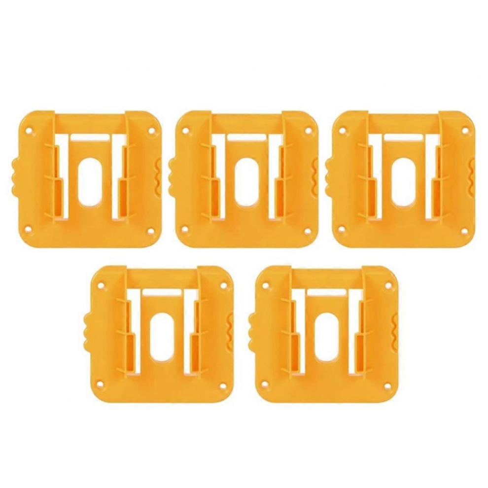 5Pcs Compatible With Dewalt 18V Battery Storage Rack Holder Case Battery Holder 6472608703036