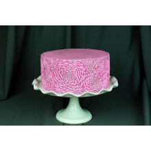 Rosette Ruffle Silicone Mold | Cake Decorating With Fondant Gum Paste Icing