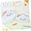 Tape Cutter Dispenser Cable Management Highlighter Labels Large Transparent Strips 3