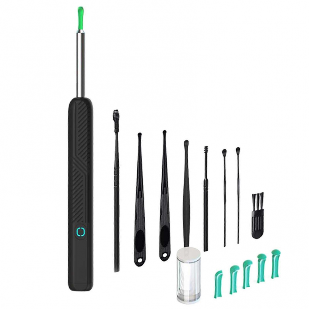 Visual Ear Spoon Pick Set Easy Carry Waterproof Ear Cleaner for Adult