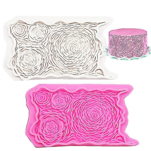 Rosette Ruffle Silicone Mold | Cake Decorating With Fondant Gum Paste Icing 1