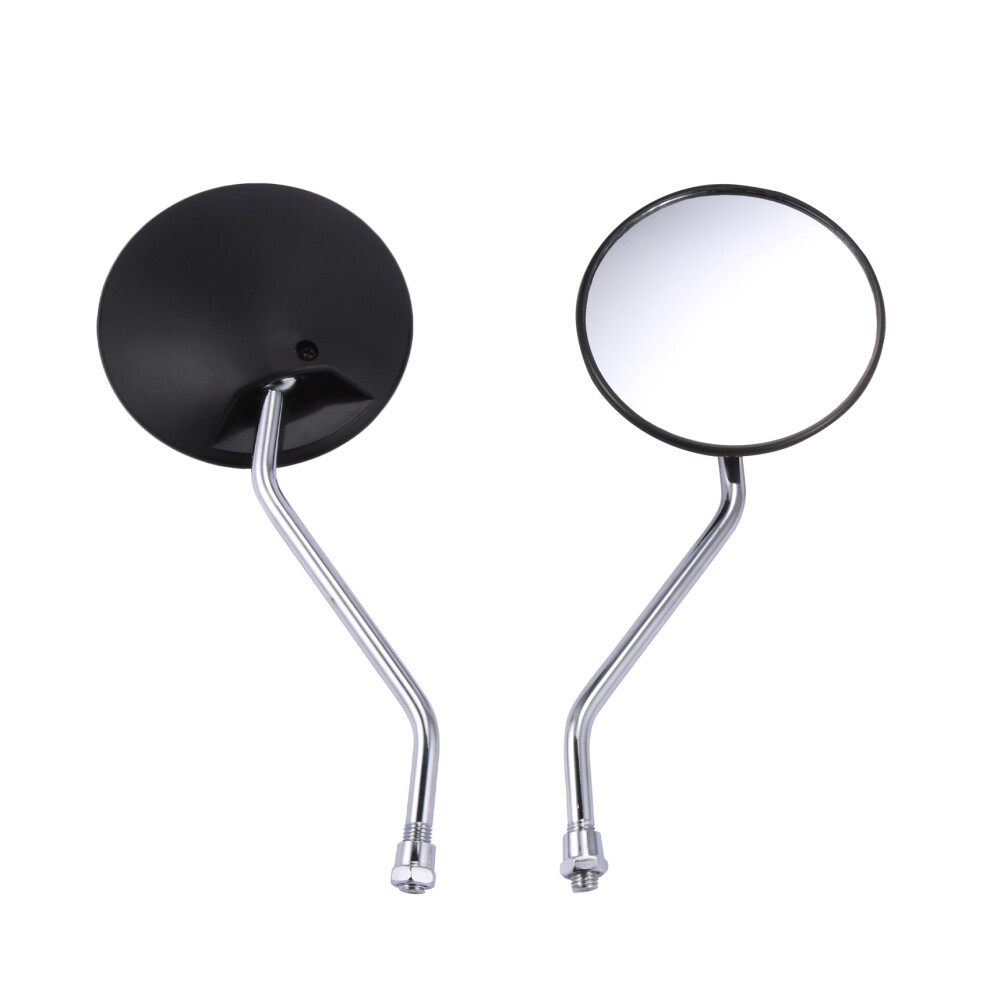 Pair 10Mm Universal Motorcycle Mirrors Bike/Motorbike Rear View/Side 6132671384302