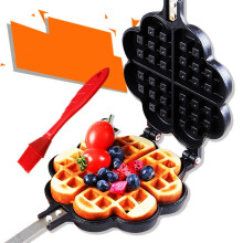 Gas-Type Household Love Waffle Mold Baking Mold Household Non-Stick Cake Pan DIY Waffle Maker