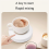 Compact Magnetic Stirrer, Mini Automatic Beverage Mixer, USB-C Rechargeable, Suitable for Glass &amp 2