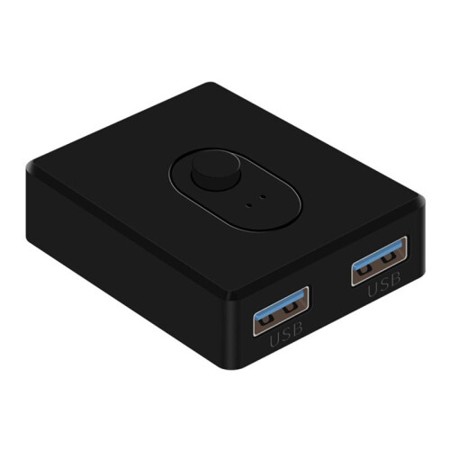 USB 3.0 KVM Switch 1X2/2X1 Switch Switcher USB Splitter Shared Controller for Laptop Computer Printer Keyboard Mouse, D