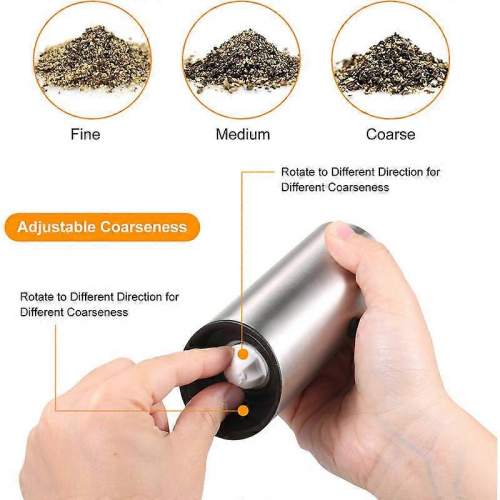 Electric Pepper Mill Machine Tool Usb Powered Salt Mill/200ml Large Capacity Pot 2