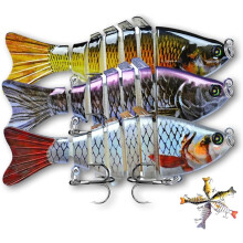 Probero Bionic Swimming Bait, Swim by Itself, Lifelike Lures 3pcs