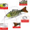 Probero Bionic Swimming Bait, Swim by Itself, Lifelike Lures 3pcs 5