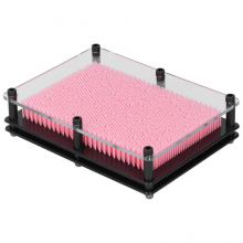 Brinquedo artístico em forma de alfinete, modelo 3D de plástico com impressão de mão, lançamento de 2025, colorido.