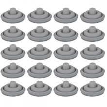 Compatível com panelas de pressão WMF Fortemper, edição com vedação indicadora de pressão.