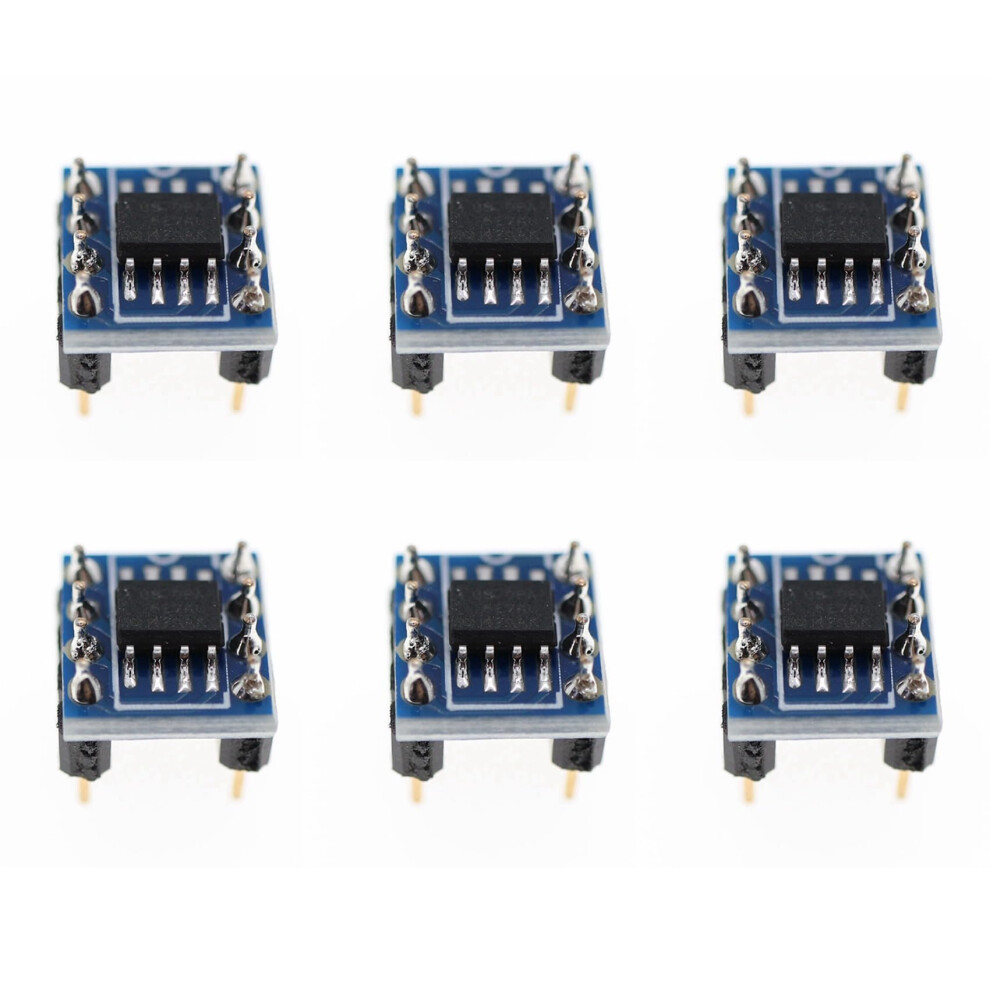 6 Pieces Opa627 X2 Turn To Dual Op Amp Opa627 Single Op Amp To Dual Op Amp Module Smd To Dip 9001264815479