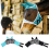 (Black)Fine Mesh Earless Horse Fly Mask 4