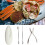 Functional Shellfish Poppers and Pick Set, Practical Shellfish and Seafood Tool Kit, Alloy Tool for Home, Restaurant 2
