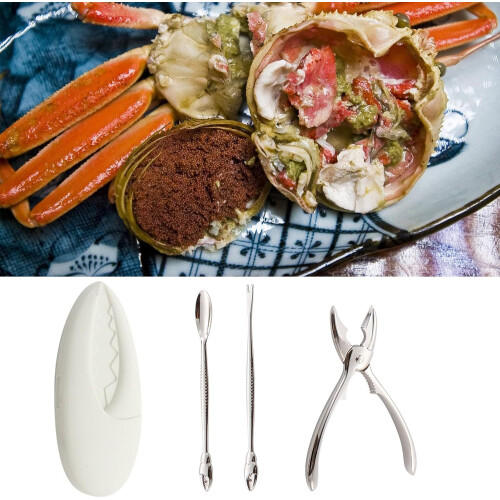 Functional Shellfish Poppers and Pick Set, Practical Shellfish and Seafood Tool Kit, Alloy Tool for Home, Restaurant 1