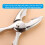 Functional Shellfish Poppers and Pick Set, Practical Shellfish and Seafood Tool Kit, Alloy Tool for Home, Restaurant 5