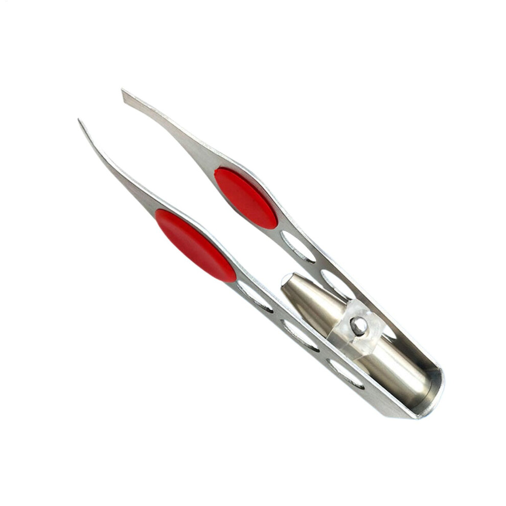 Light Tweezers For Women With Led Precision, Stainless Steel Eyebrow Plucker, Nonslip Grip
