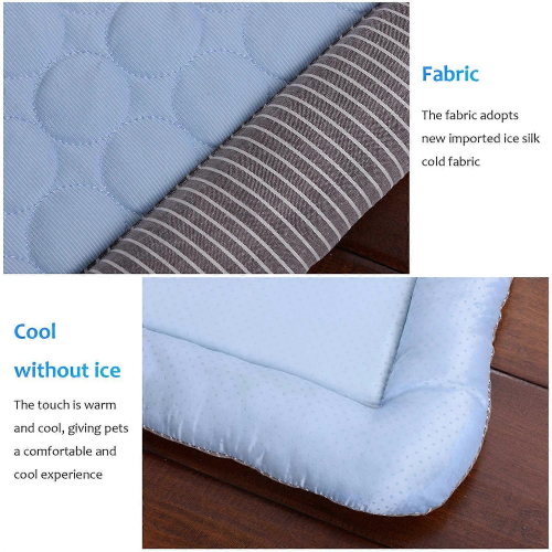 Cooling Bed for Dogs Cats Cooling Mat for Summer Sleeping,Pink 1