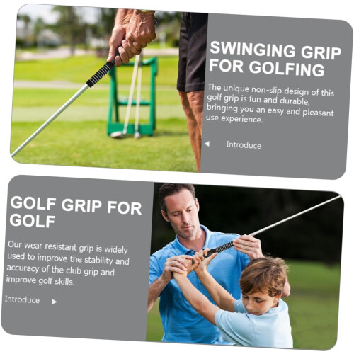 2Piece Golf Grip Set, Ergonomic Golf Grip, WearResistant, Comfortable Grip for Golf 1