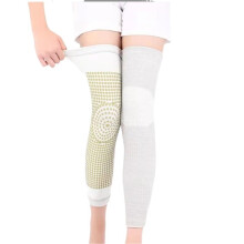 Knee Pads for Women  Men, Elastic Warm Compression Sleeve Knee Support for Volleyball, Dance, Sports, Hiking  XL White (Long)