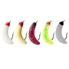 Fishing Lure 1 Piece Fishing Lure 10 Brass Bead Head Fast Sinking Nymph Maggots Beetle Worm Flies Trout Flies Fishing Tools