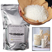 Pure Soy Wax Sheets for Candle Making, 52C Melt Point, Even Burning, FreshSeal Aluminum Pack