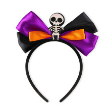 Mooie strikvorm haarband vrouw muziekfestivals-Skeletmodel