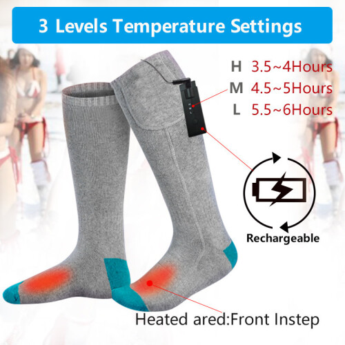 TS-HP-SOCKS Θερμαινόμενες Κάλτσες με Ρυθμιζόμενες Μπαταρίες - Άνεση και Ζεστασιά! 2