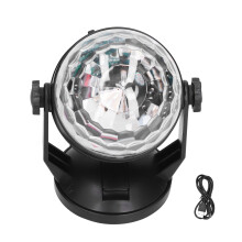 Bärbara röstaktiverade festlampor LED-scenlampor för evenemang Flerfärgad discokulbelysning Ljudaktiverad DJ-lampa med fjärrkontroll Energi