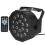 DMX512Control Φωτισμός Σκηνής Ασύρματα Ηχητικά Ενεργοποιούμενα Φώτα DJ 5