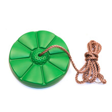 Equipamento de recreação ao ar livre, balanço de disco resistente para acessórios de balanço de quintal, altura ajustável com corda de