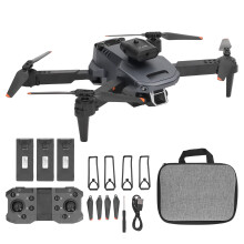 Drone FPV avec flips et tonneaux à 360, quadricoptère contrôlé par application, châssis pliable, diffusion vidéo en direct et interface